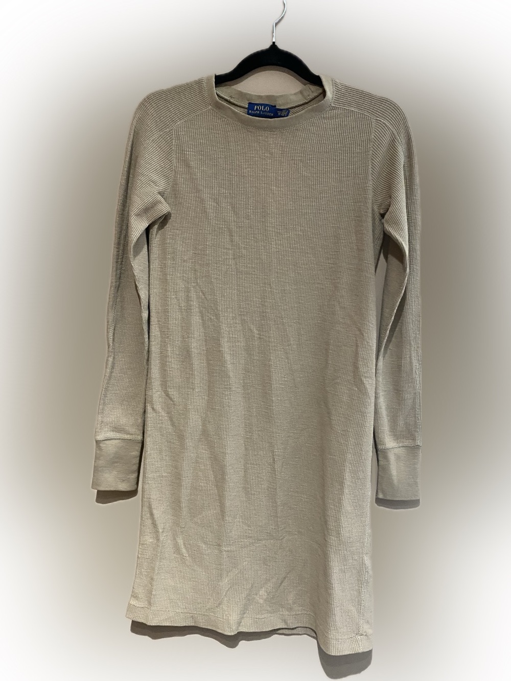 Polo by Ralph Lauren Long Sleeve Ribbed Knit Dress